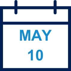 May 10 calendar image