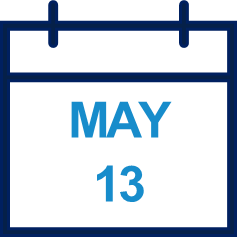 May 13 calendar image